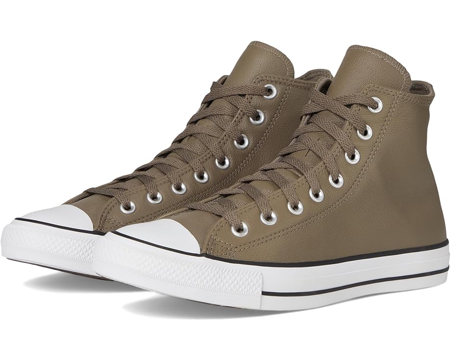 

Кроссовки Unisex Converse Chuck Taylor All Star Leather High Top Sneaker, цвет Classic Taupe/Dark Matter