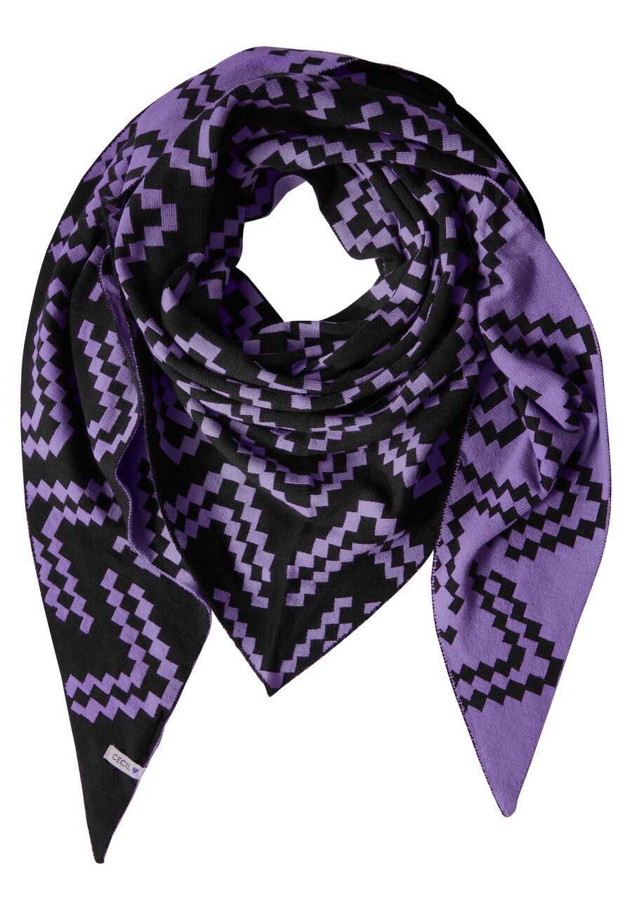 

Платок CECIL, цвет Purple/Black