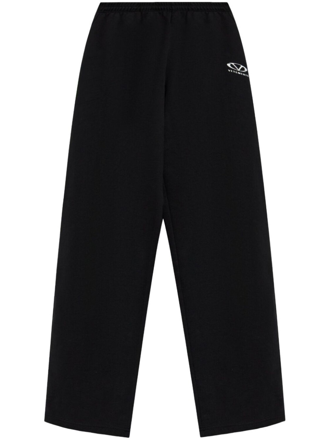 

Хлопковые брюки с логотипом VETEMENTS, черный