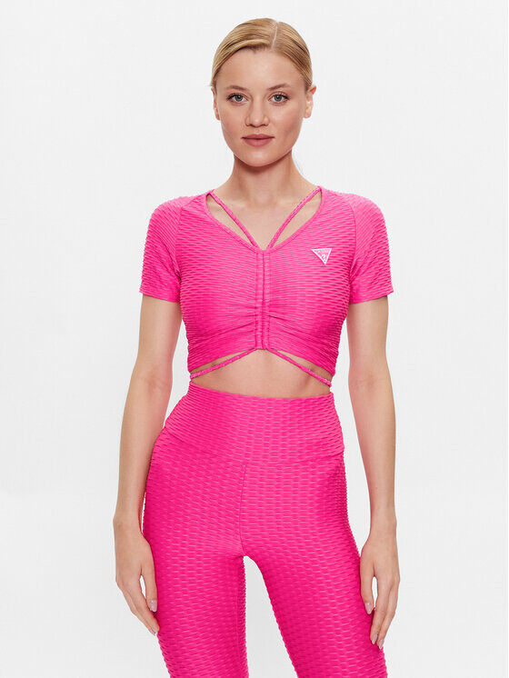 

Блуза стандартного кроя Guess, розовый