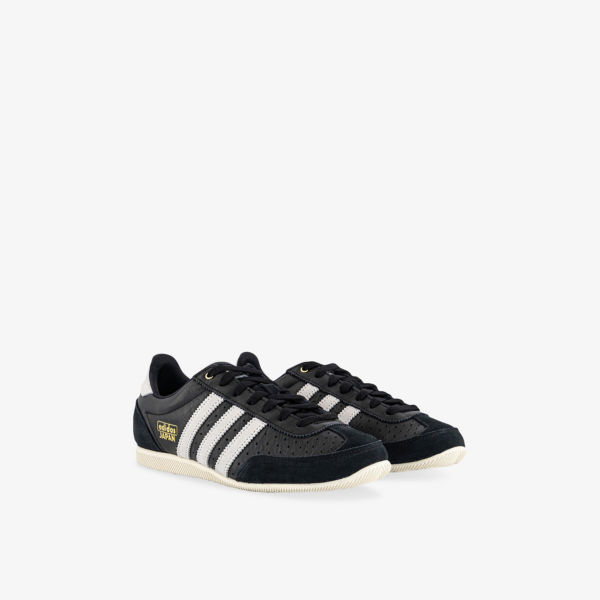 Кроссовки кожаные Adidas Japan, черный — фото 3