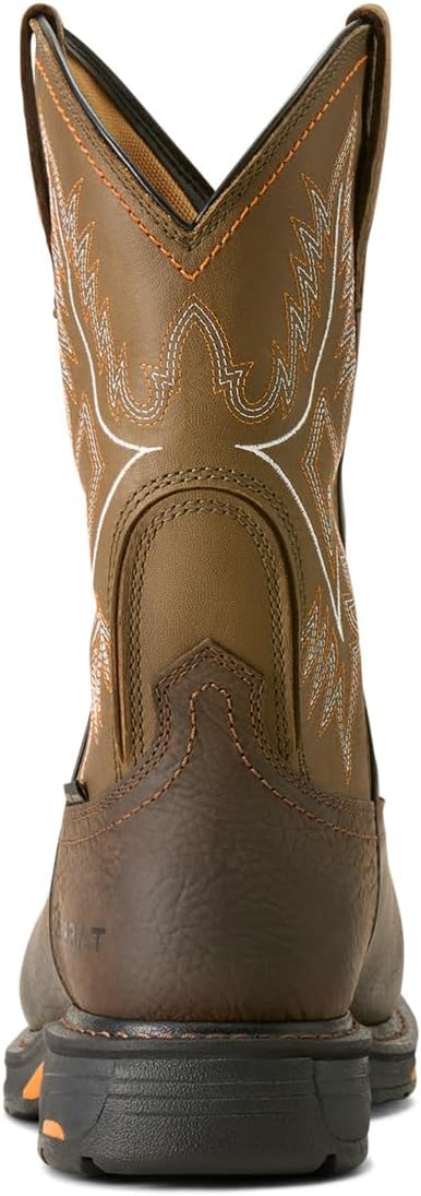 Мужские ботинки ARIAT Workhog Csa с водонепроницаемой утепленной композитной носовой частью, зеленый — фото 4