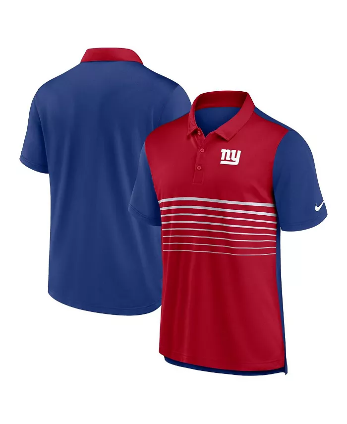 

Мужская модная поло Royal, Red New York Giants для активного образа жизни Nike