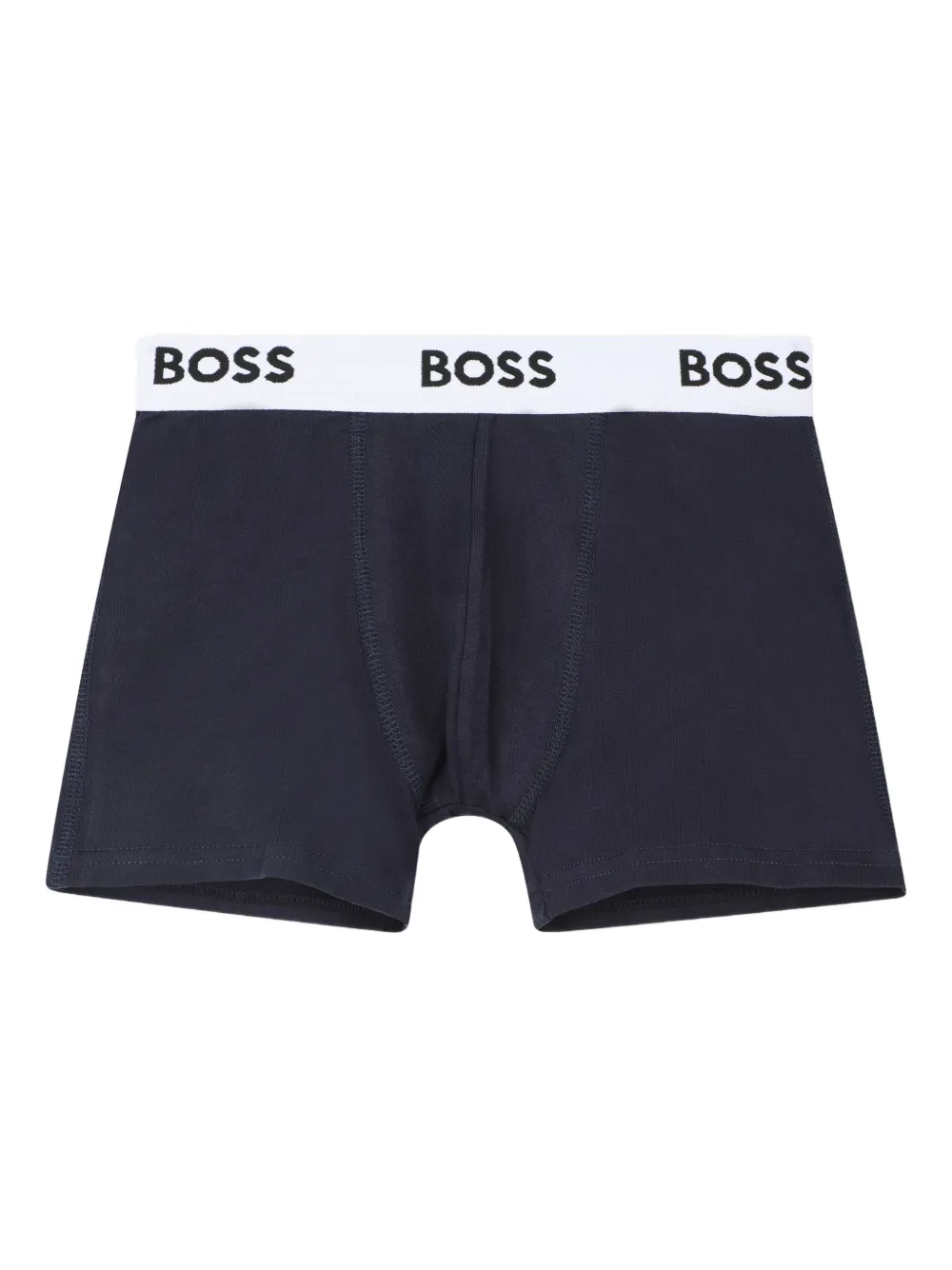 

Комплект из трех боксеров с логотипом BOSS Kidswear, синий