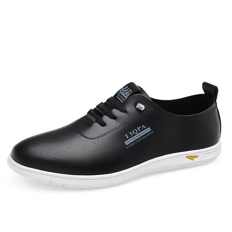 

POPULAR ROUSE PR Мужские повседневные туфли с перфорацией черные, цвет Black Cut-Out