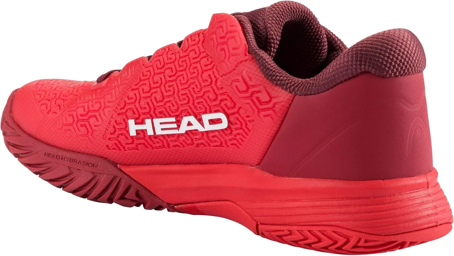 Кроссовки теннисные HEAD Junior Revolt Pro 5.0, Red/Dark Red — фото 3