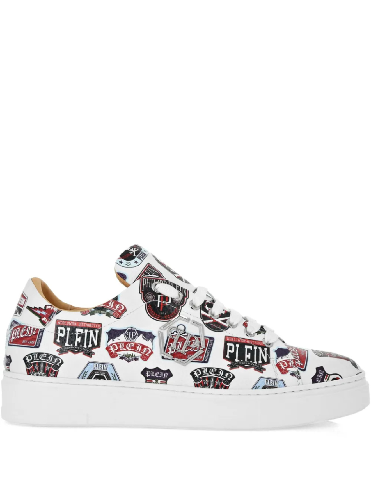 

Philipp Plein кеды Carson Patches, белый