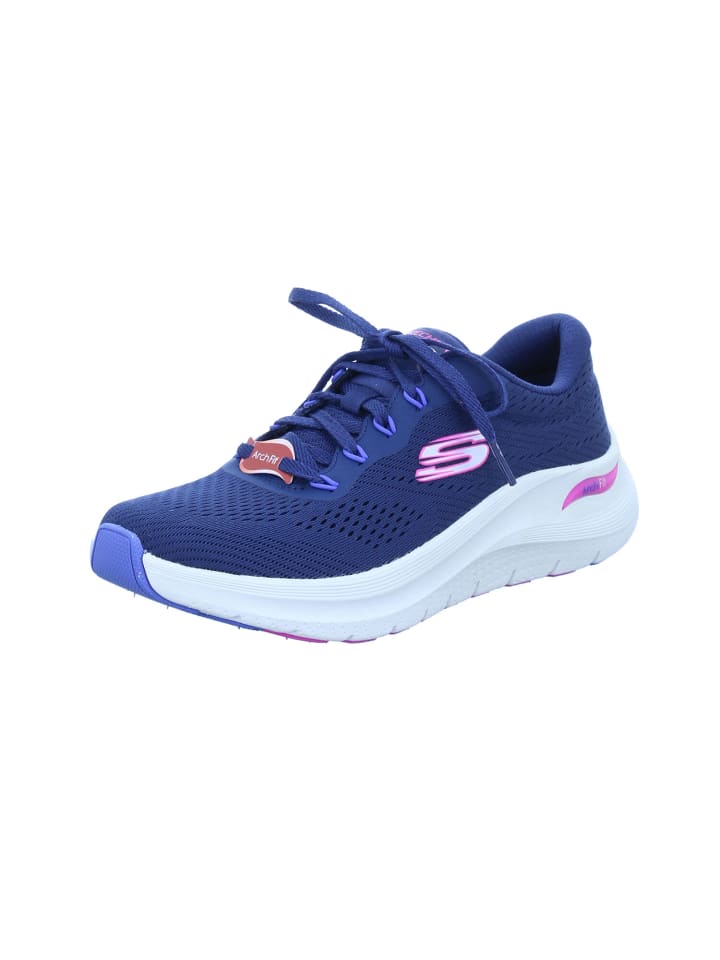 

Кроссовки на шнуровке Skechers, цвет navy/mint