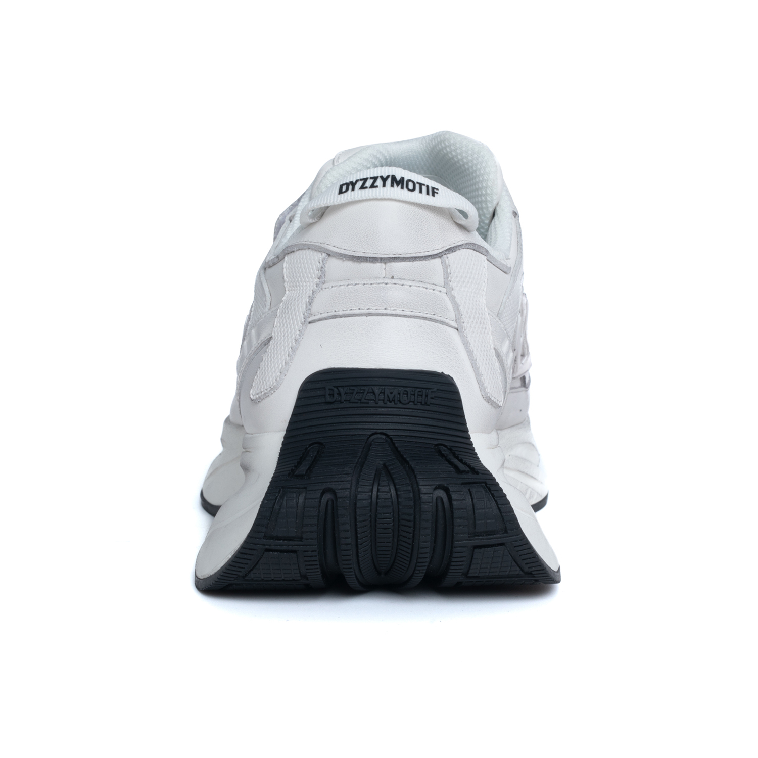 DYZZYMOTIF Мужские белые низкие массивные кроссовки, цвет White — фото 4
