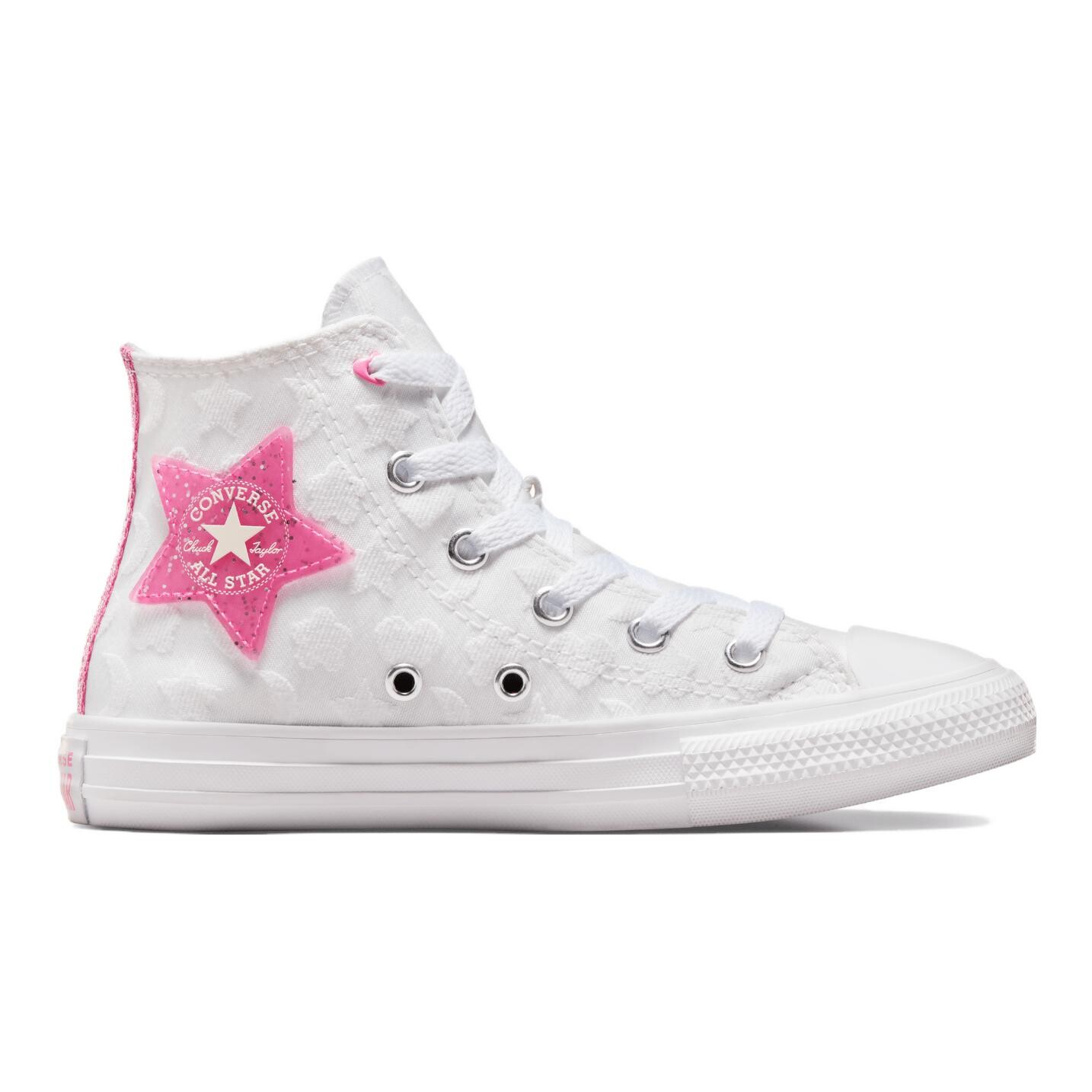 Детские парусиновые туфли Converse Chuck Taylor All Star PS, White — фото 2