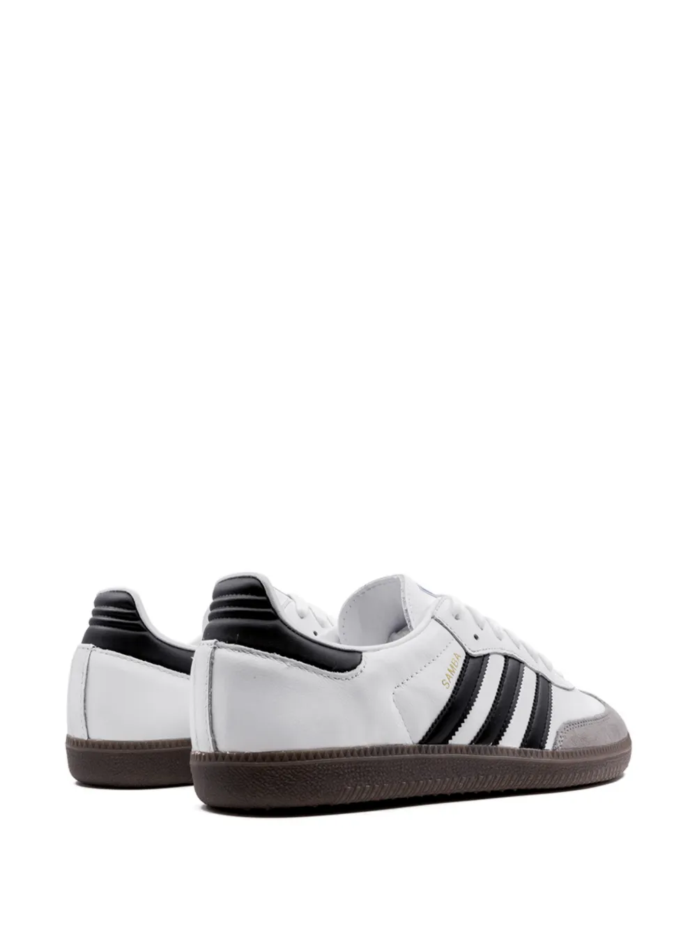 Кроссовки Samba OG White/Black Adidas, белый — фото 3
