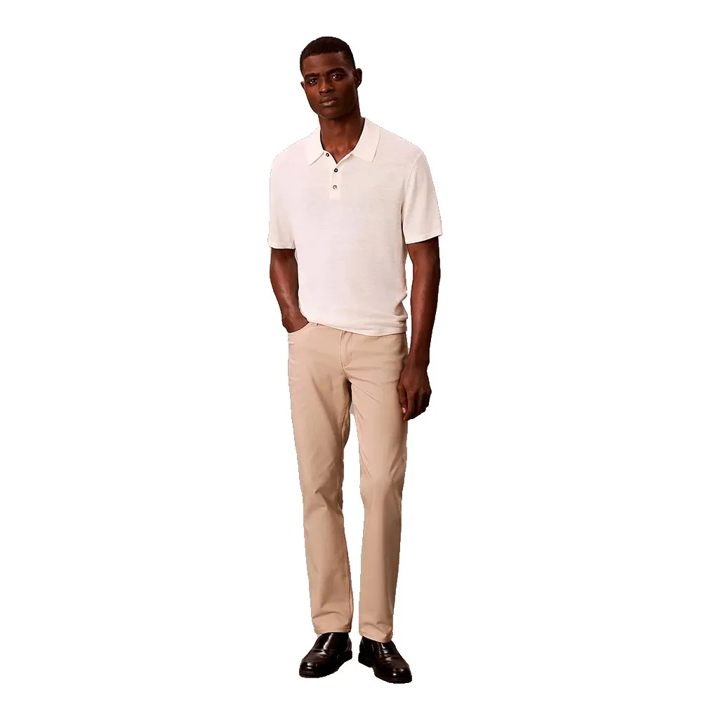 Брюки Calvin Klein 5Pkt Slim Stretch Fit, бежевый — фото 4
