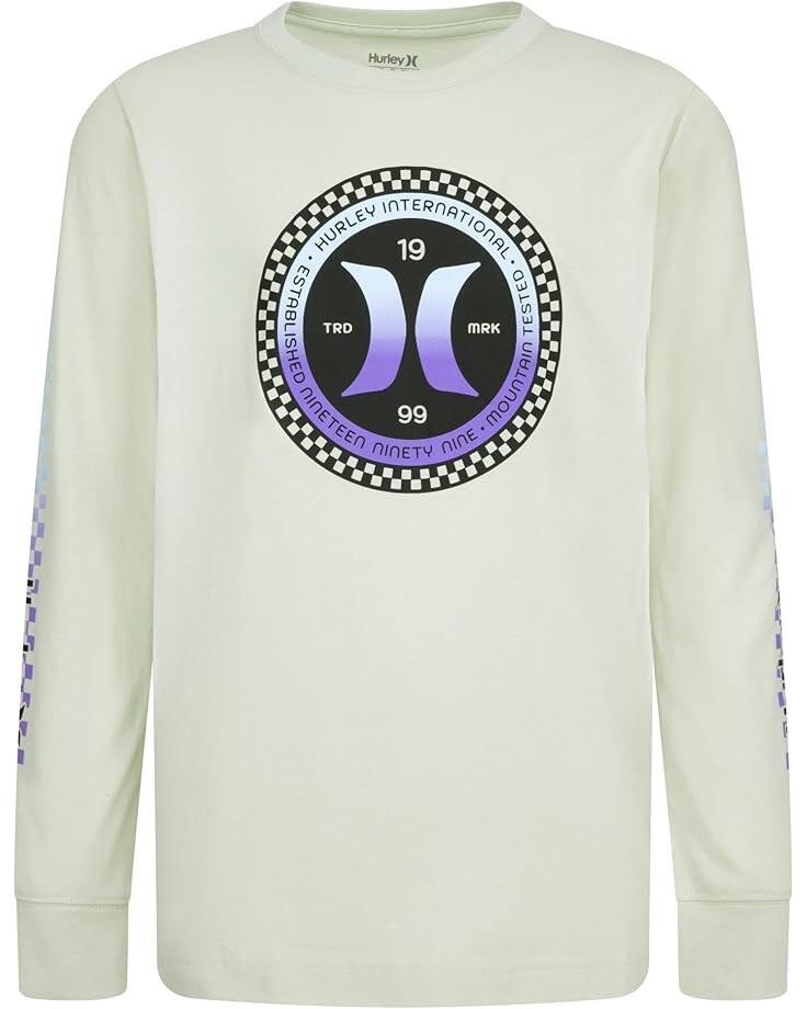 

Футболка Hurley Kids Tracks Icon Tee, цвет Pistachio
