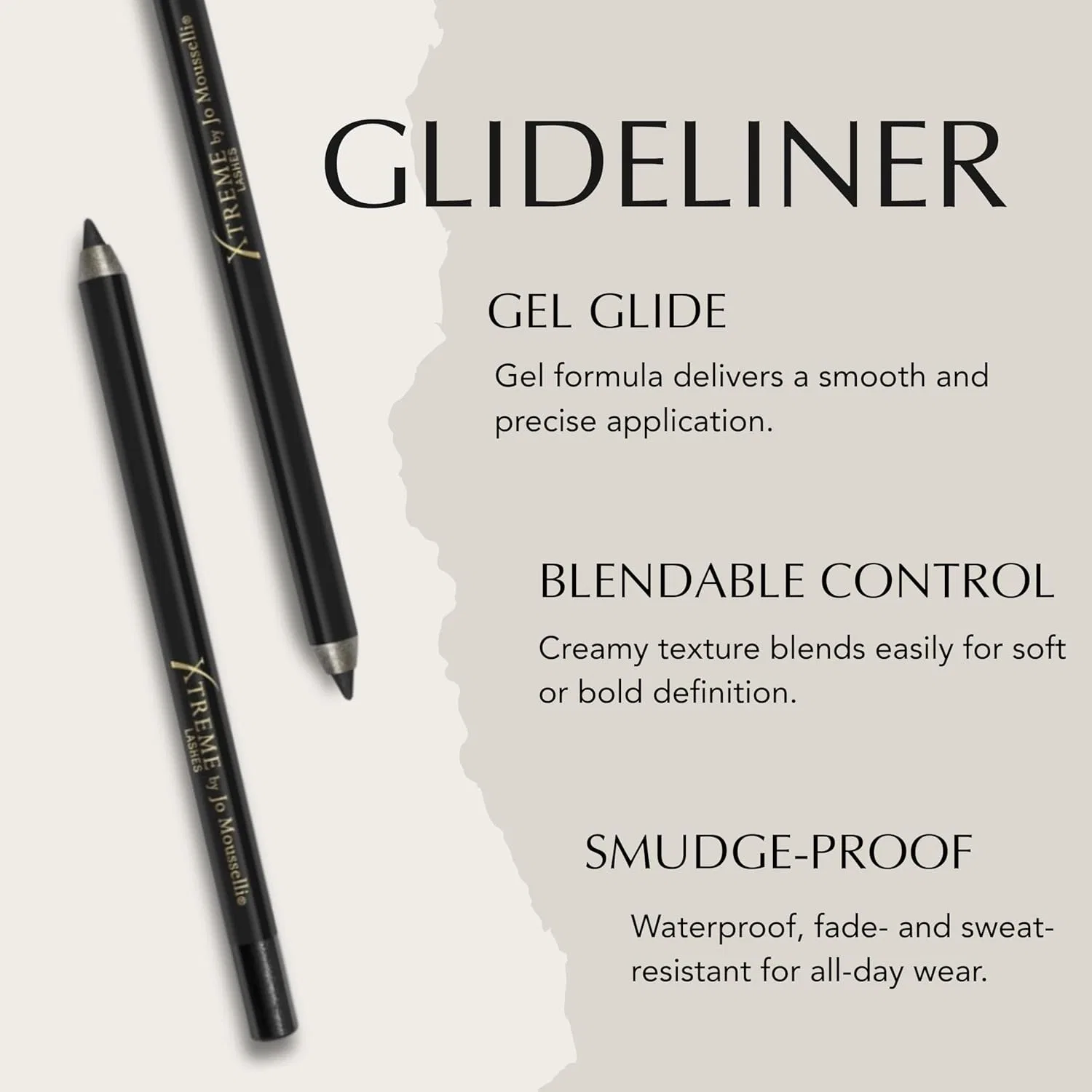 Подводка для глаз Xtreme Lashes GlideLiner, 1 шт, экстремальный черный — фото 3