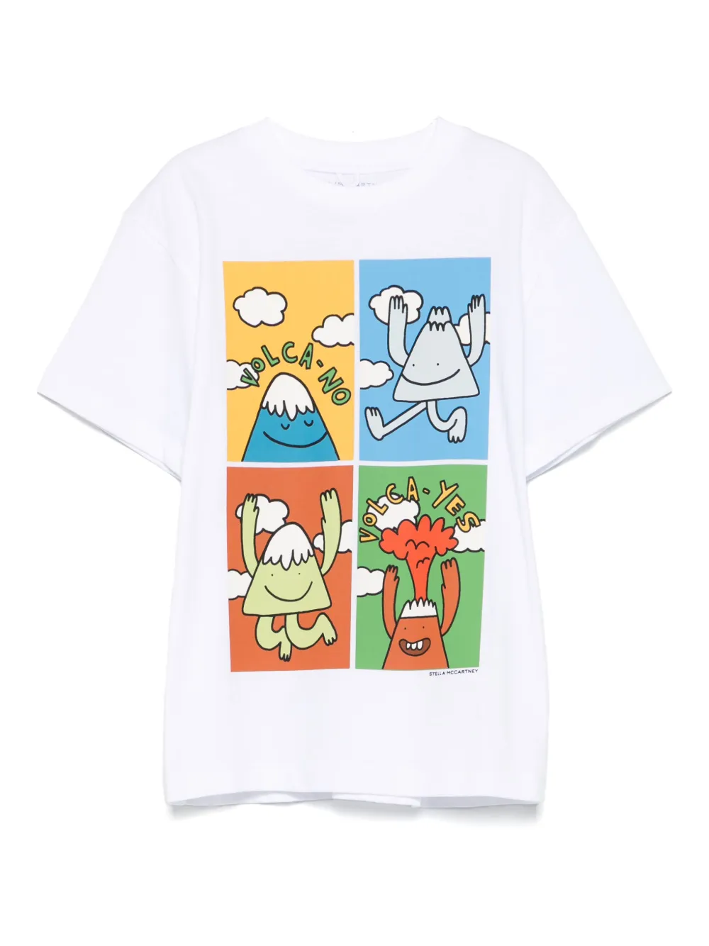 

Футболка с графическим принтом Stella McCartney Kids, белый