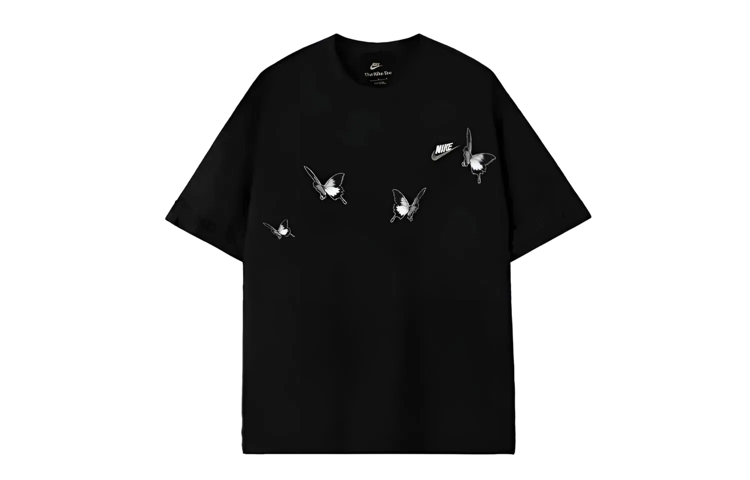 Футболка Nike Sportswear Club с вышивкой, черная