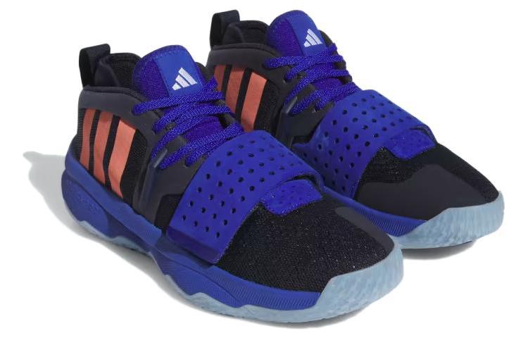Adidas Dame 8 Extply Legend Ink Coral Fusion, черно-синий — фото 3