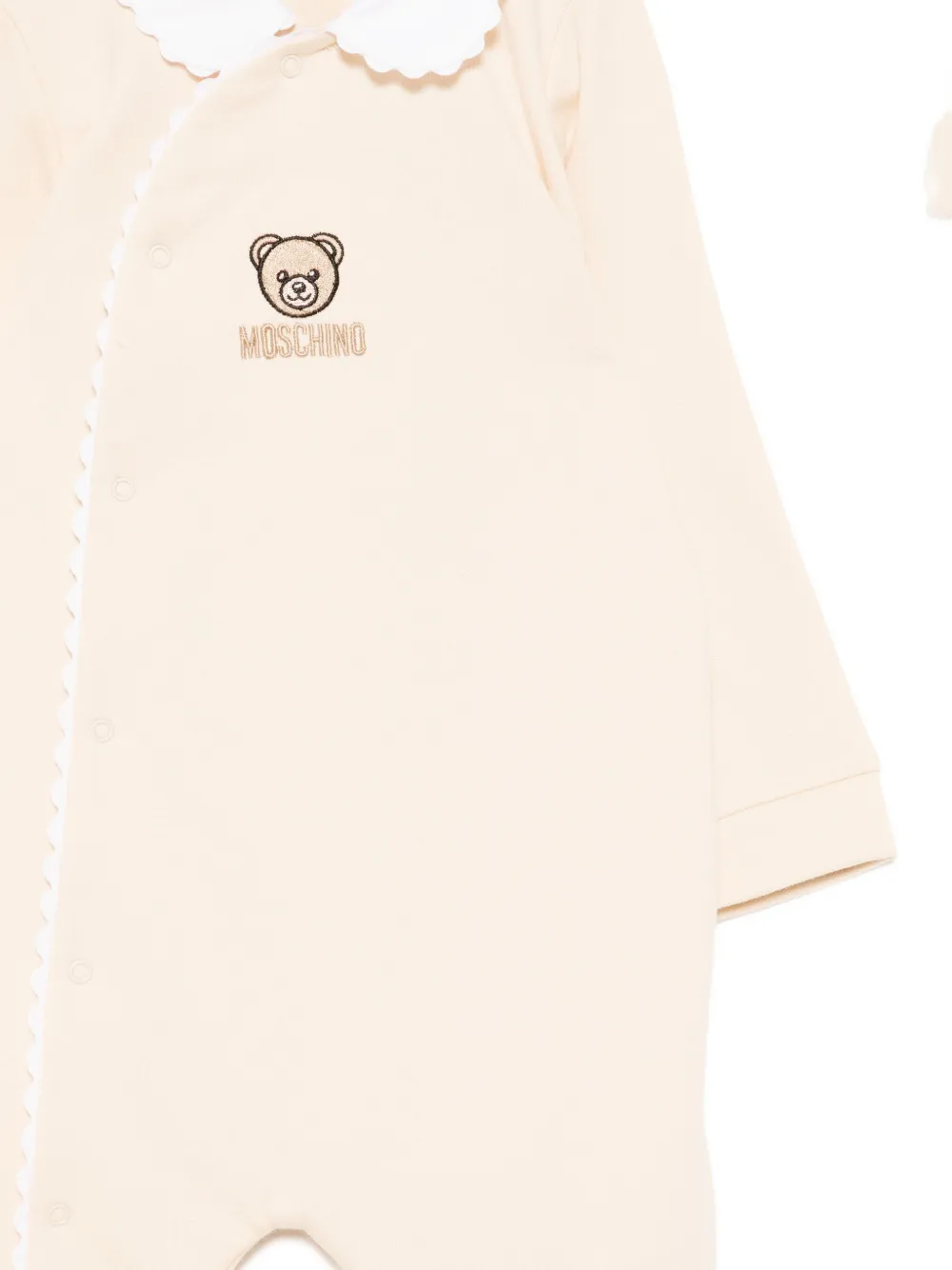 Комплект Teddy Bear для новорожденного Moschino Kids, светло-бежевый — фото 3