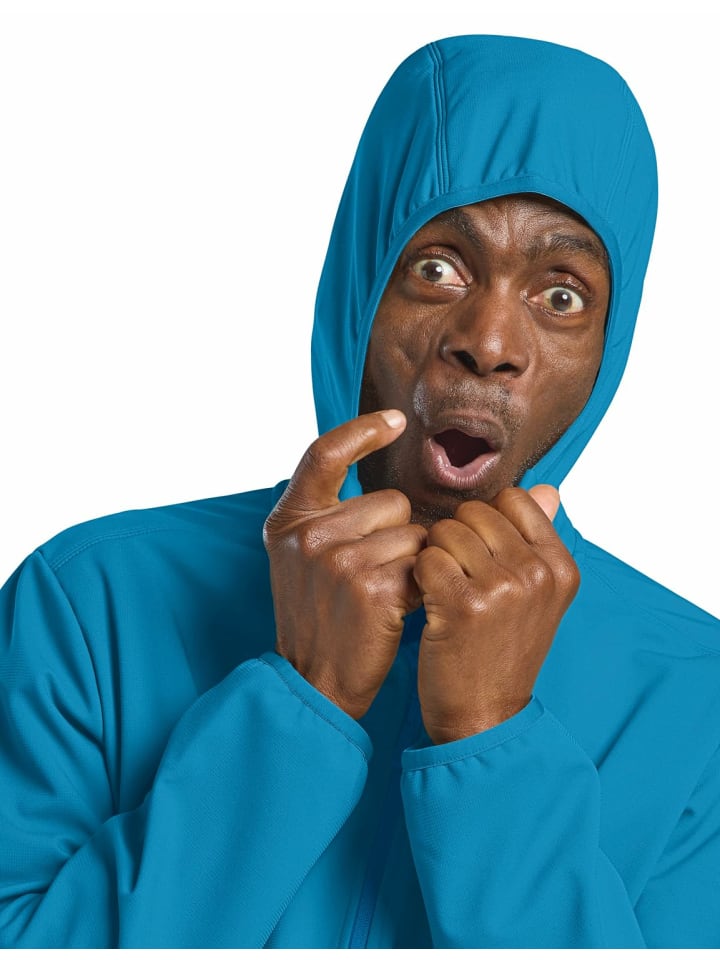 

Jack Wolfskin Мужская куртка из софтшелла синего цвета