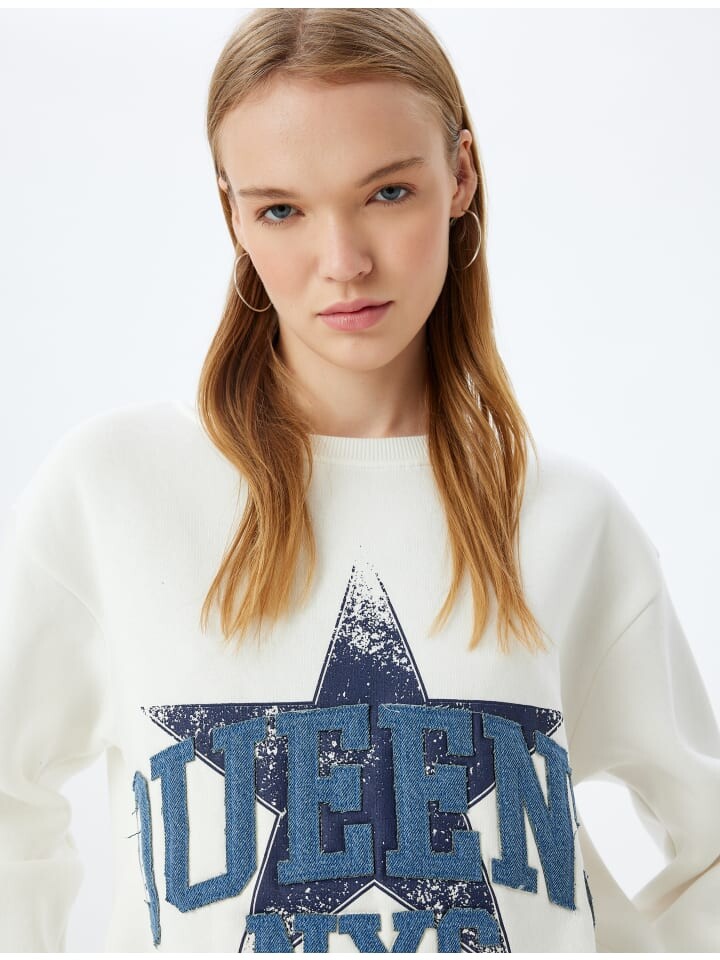 

Толстовка KOTON Sweatshirt, цвет Ekru