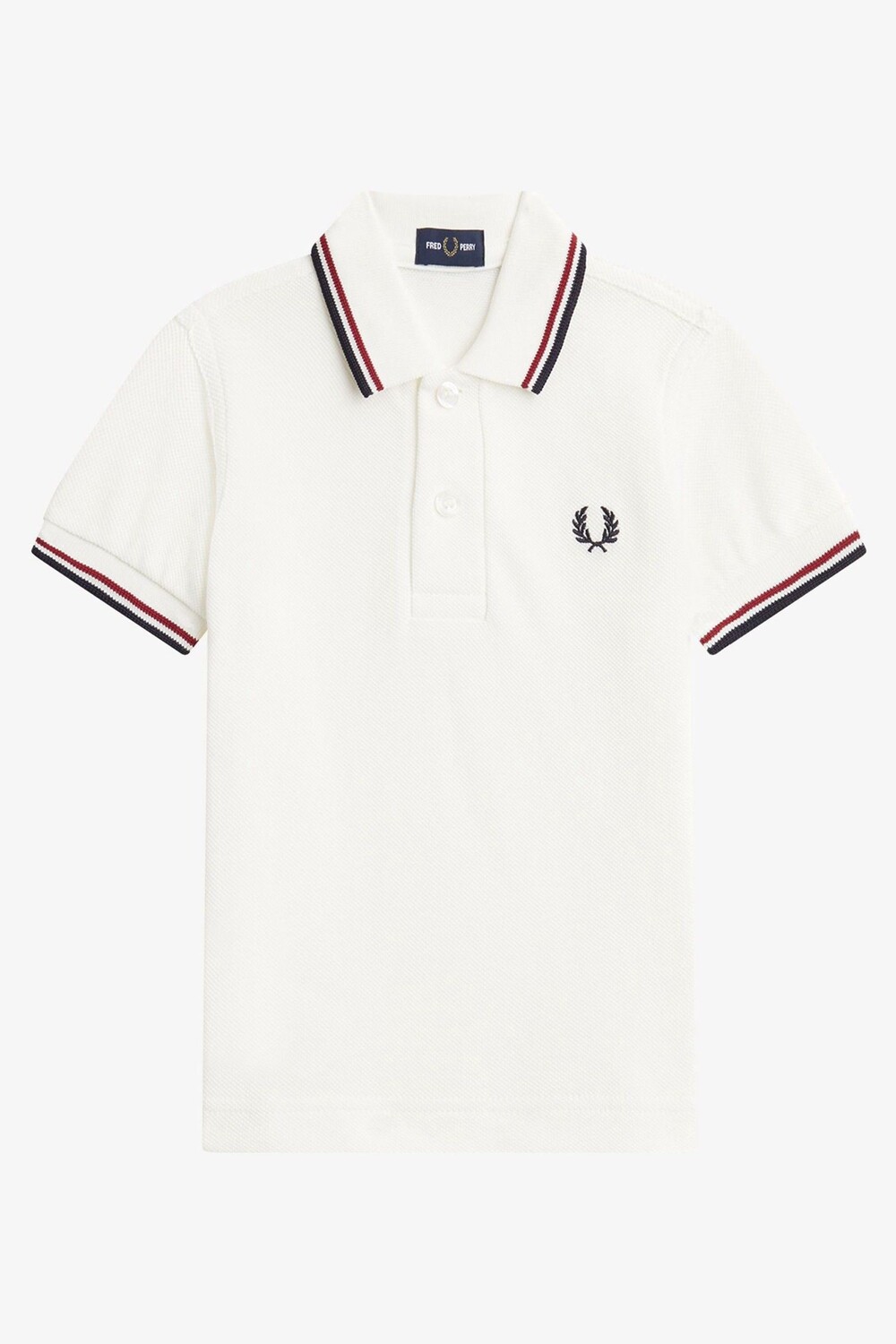 

Белые дети моя первая рубашка поло Fred Perry, белый