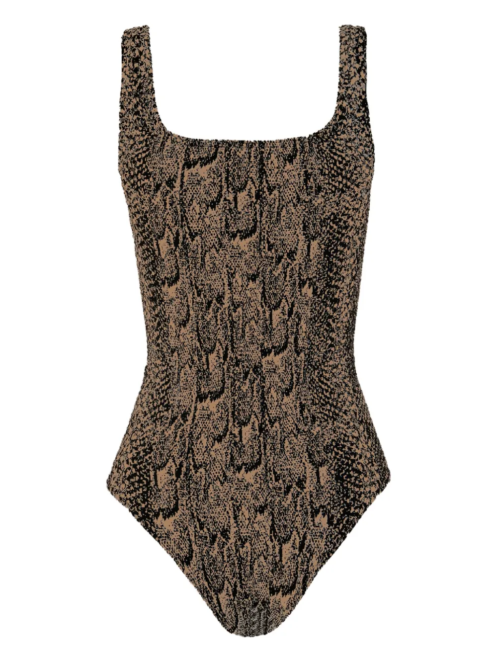 

Боди со змеиным принтом Wolford, коричневый
