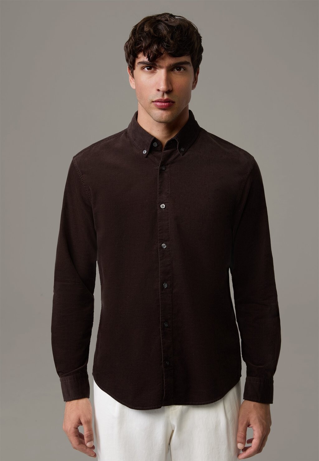 

Рубашка Strellson, темно-коричневый
