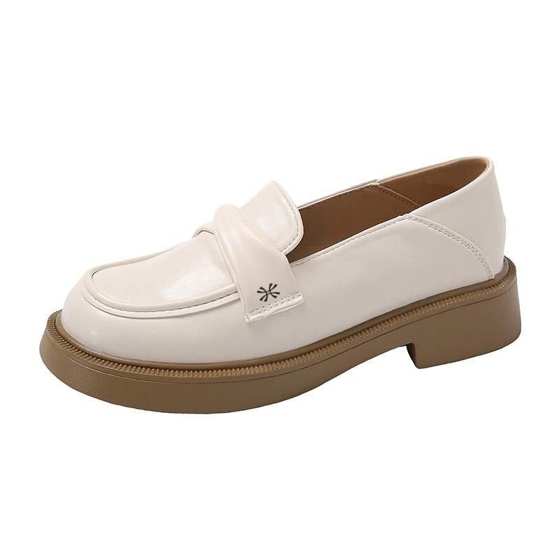 

Низкие детские кожаные туфли для подростков YUZHAOLIN, бежевый