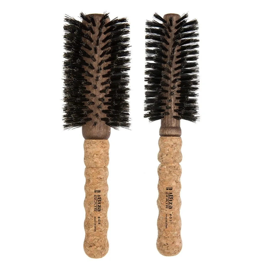 Набор круглых щеток для волос Ibiza Hair: G4 для объема | G3 для создания пляжных волн и локонов