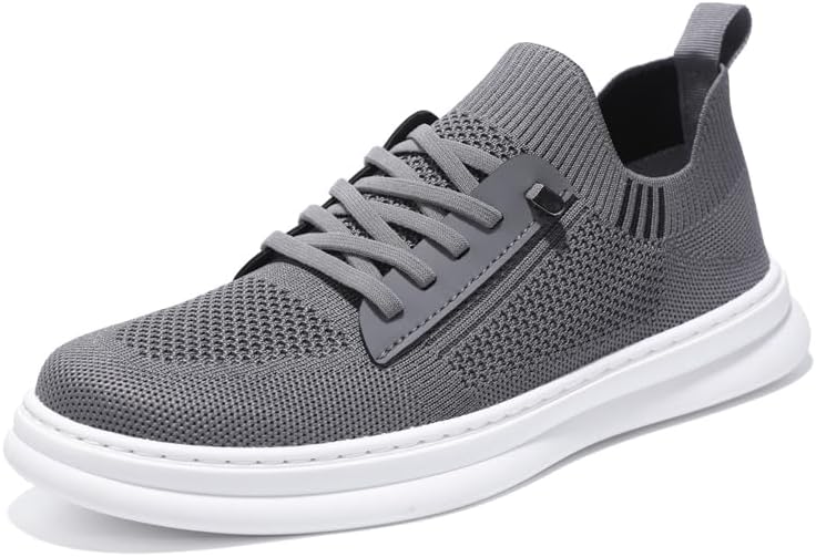 

Мужские спортивные кроссовки Мужские повседневные кеды Мужские беговые кроссовки Кроссовки для ходьбы Мужская теннисная обувь Для улицы Мужские удобные слипоны Hhhchpm, серый