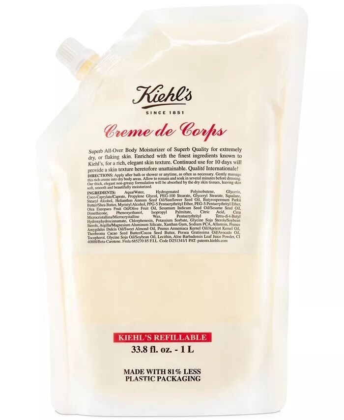 

Лосьон для тела Creme de Corps с добавлением масла какао, 33,8 унции Kiehl'S Since 1851