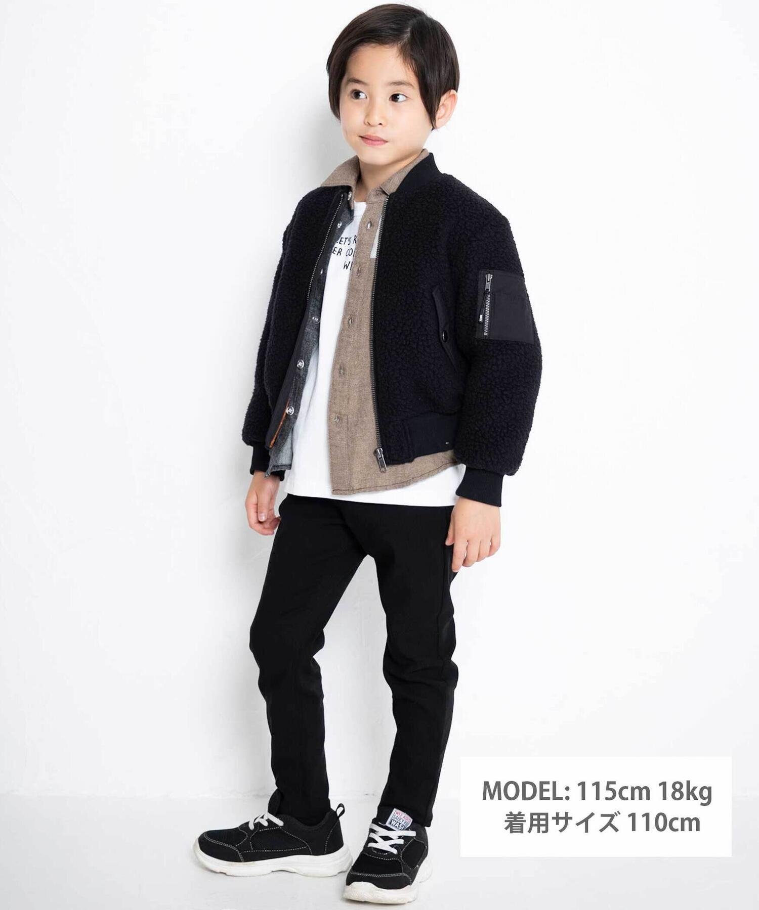 Пиджак Двусторонний блузон-боа MA1 (110-160см) Wask, black