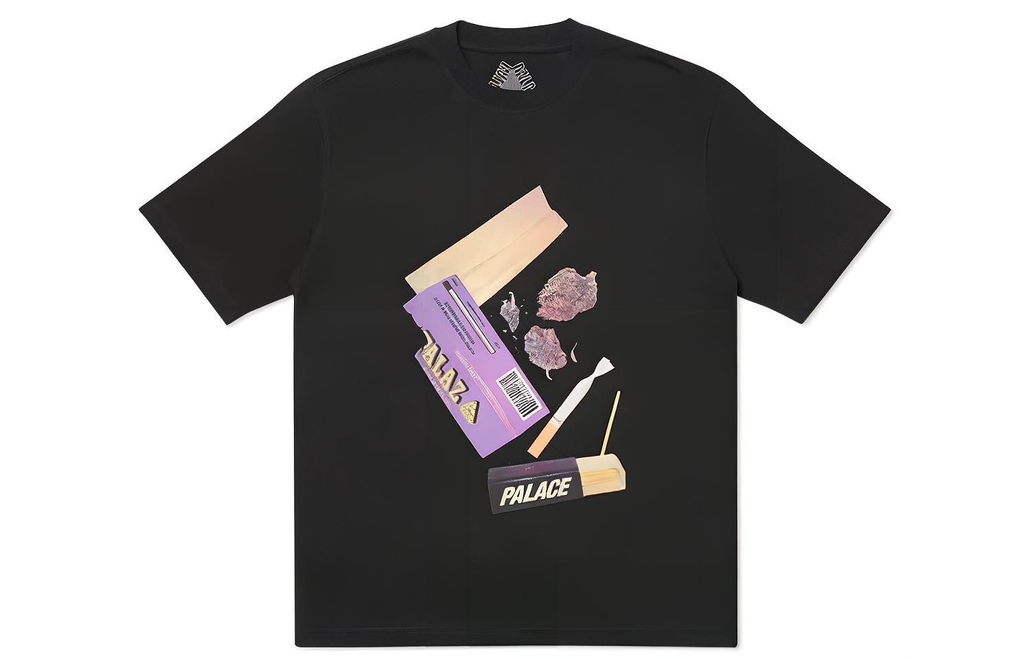 

Футболка Palace Skin Up Monsieur, черная