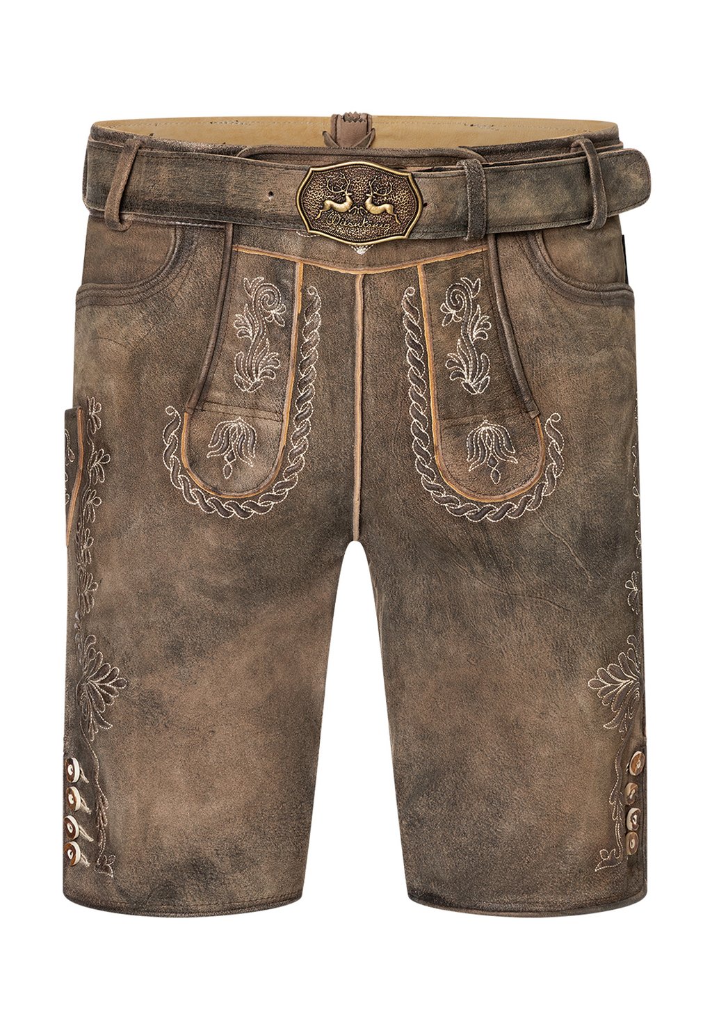 

Шорты MAX - Leather trousers Wiesnkönig, коричневый