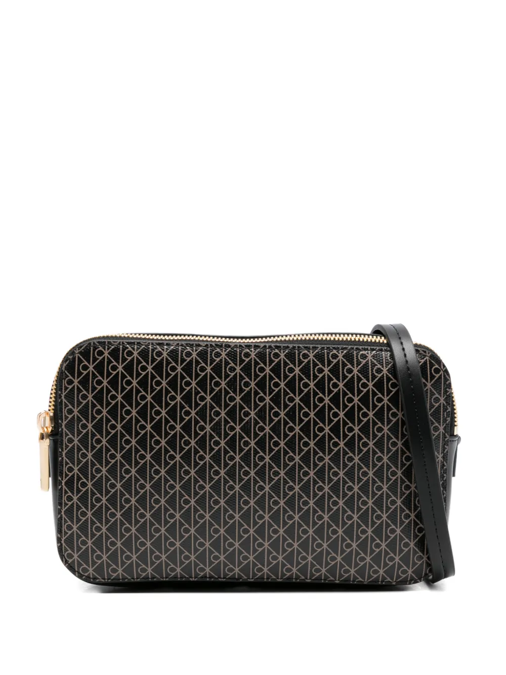 

Сумка через плечо Emblem вытянутой формы для камеры Calvin Klein, черный