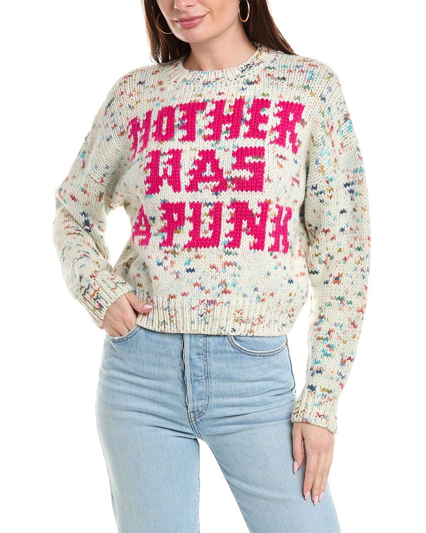 

MOTHER Denim Джемпер из смеси альпаки и шерсти, белый