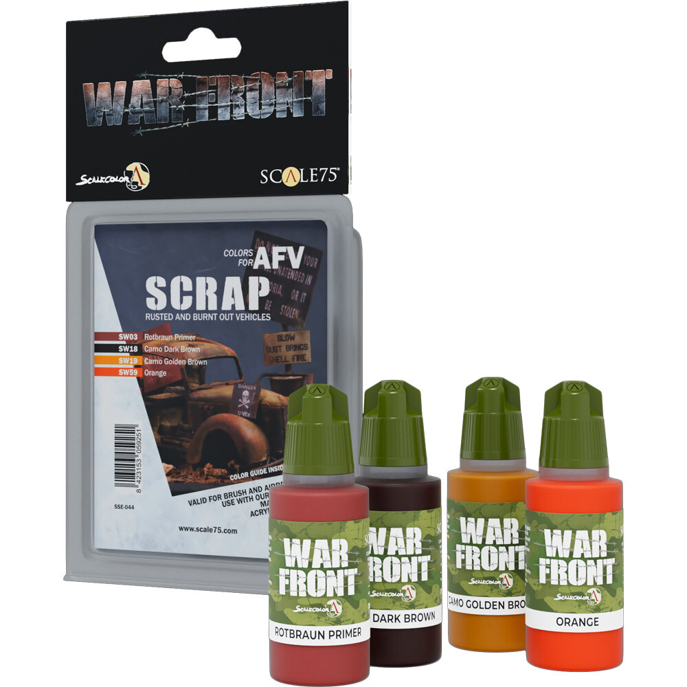 

Аксессуары Scale 75 USA War Front Paint Set: Colors For AFV - Scrap