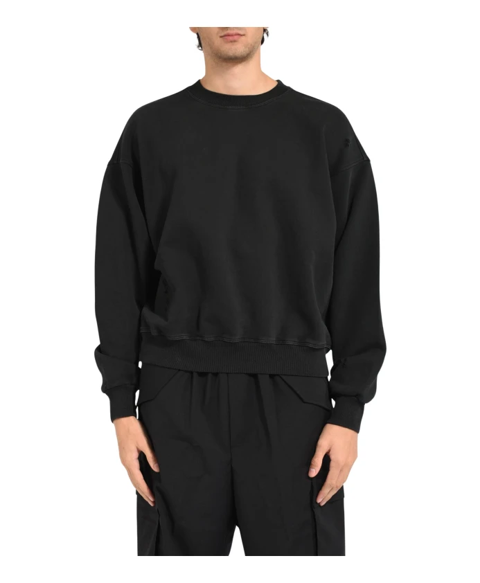 

Толстовка с круглым вырезом и логотипом A Paper Kid, черный