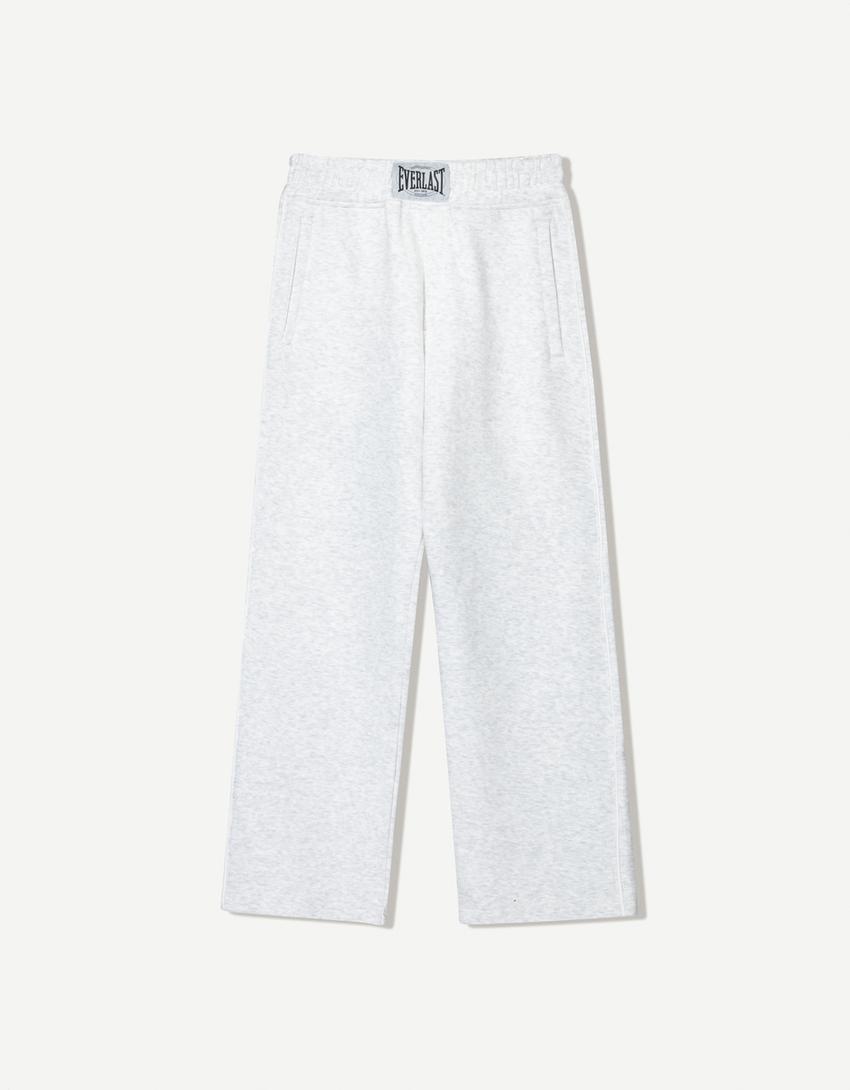 

Широкие брюки Everlast Bershka, серый