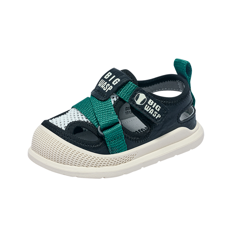 

Обувь для малышей Baby BIG WASP, черный зеленый