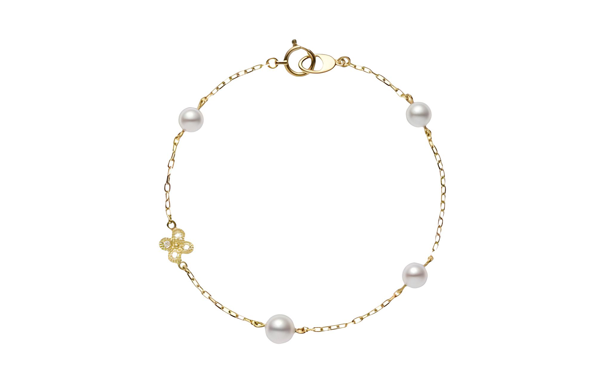 

Золотой браслет для женщин MIKIMOTO, золотой