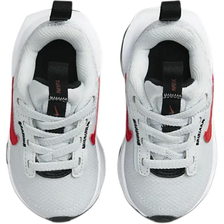Кроссовки Nike Air Max INTRLK Low для малышей, цвет Platinum/Black/White/Havana Red — фото 4