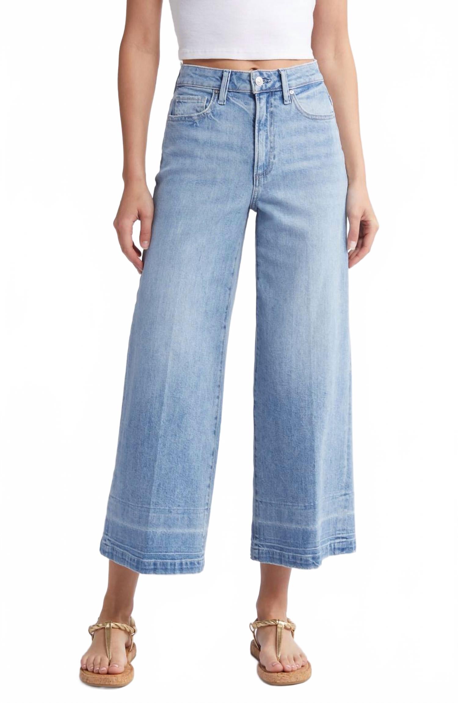 

Джинсы Harper с высокой талией и широкими штанинами, цвет Larissa Paige, Larissa