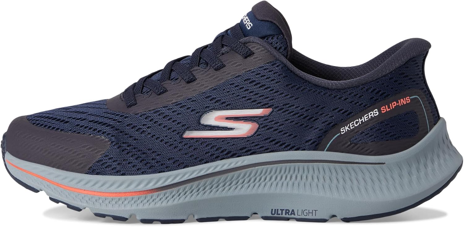 Мужские кроссовки Skechers Hands Free Slip-ins Go Run Consistent 2.0 - Worldview, темно-синий — фото 4
