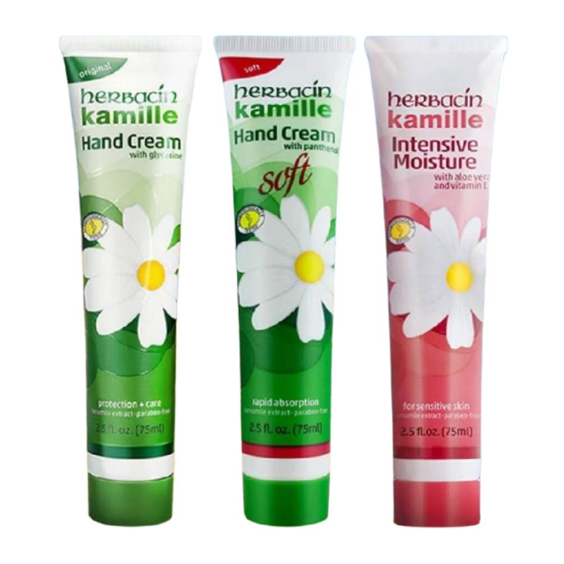 

Увлажняющий крем для рук rose Herbacin, Three-Piece Set: Refreshing Hand Cream 75ml+Hand Cream 75ml+Intense Hydration Hand Cream 75ml