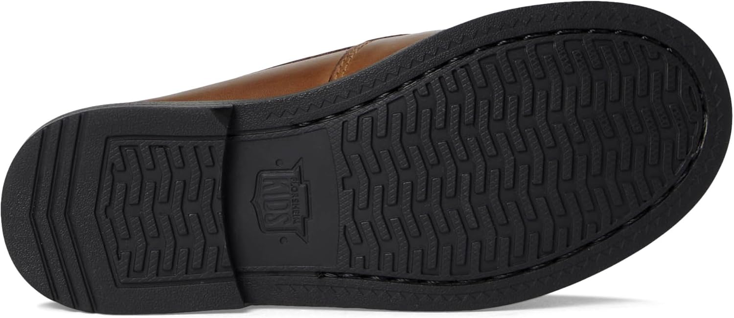 Детские лоферы Florsheim Boy's Croquet Penny - для малышей и старших детей, Saddle — фото 3