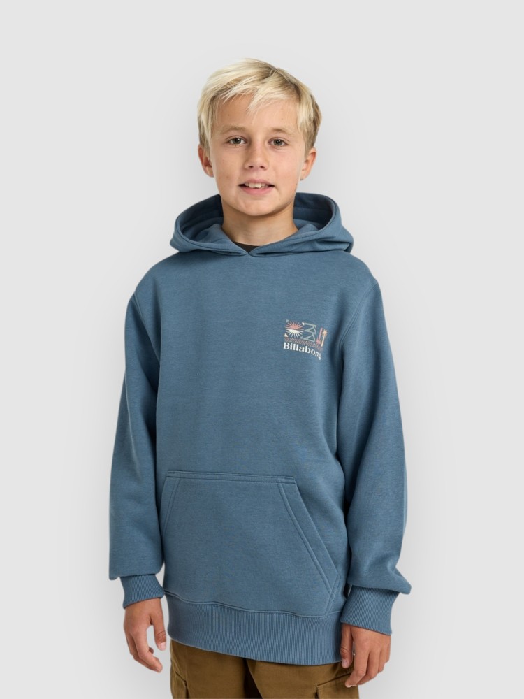 

Толстовка Billabong Foundation Kids Hoodie, slate blue