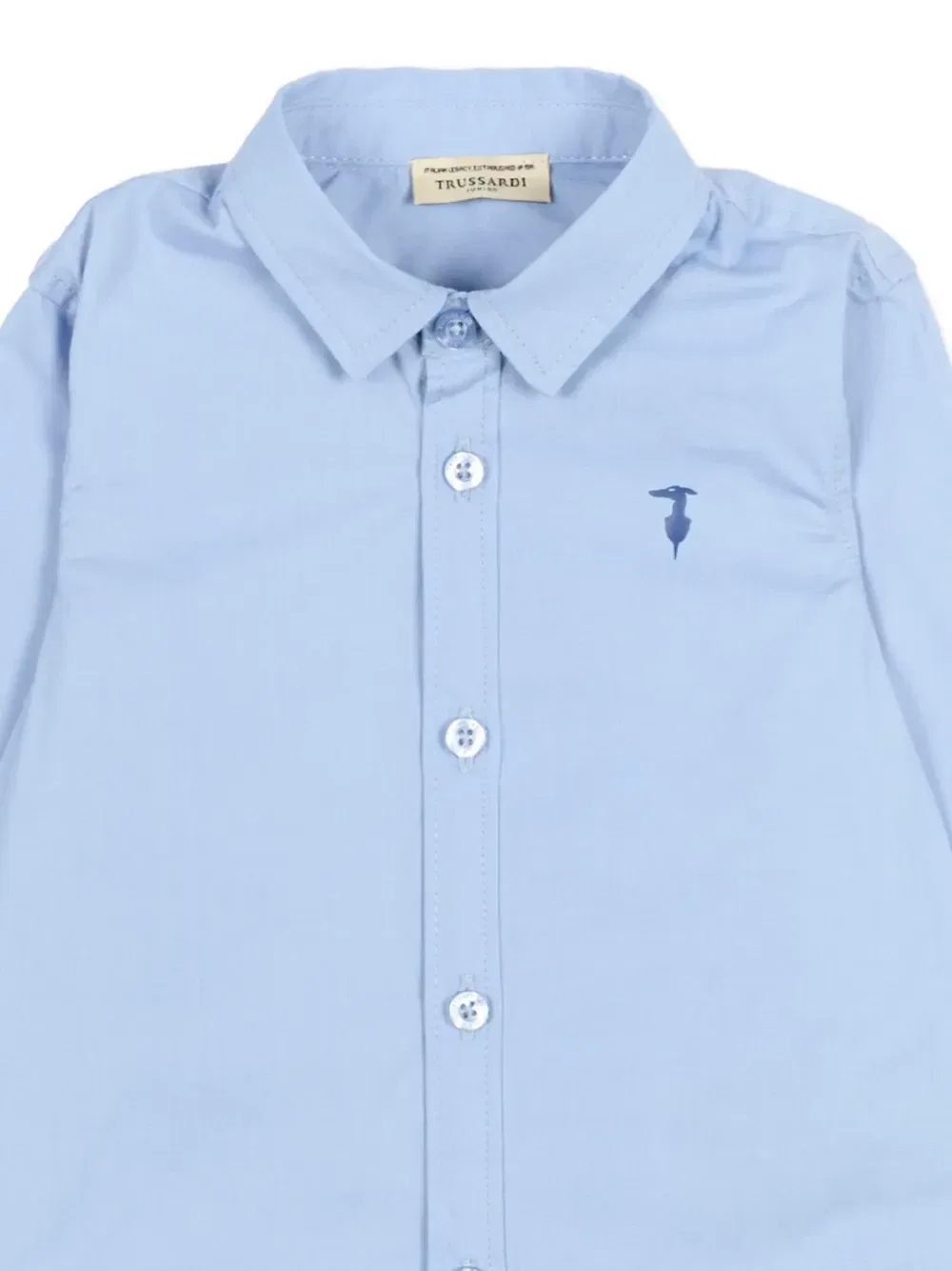 Рубашка с длинными рукавами Trussardi Junior, синий — фото 3
