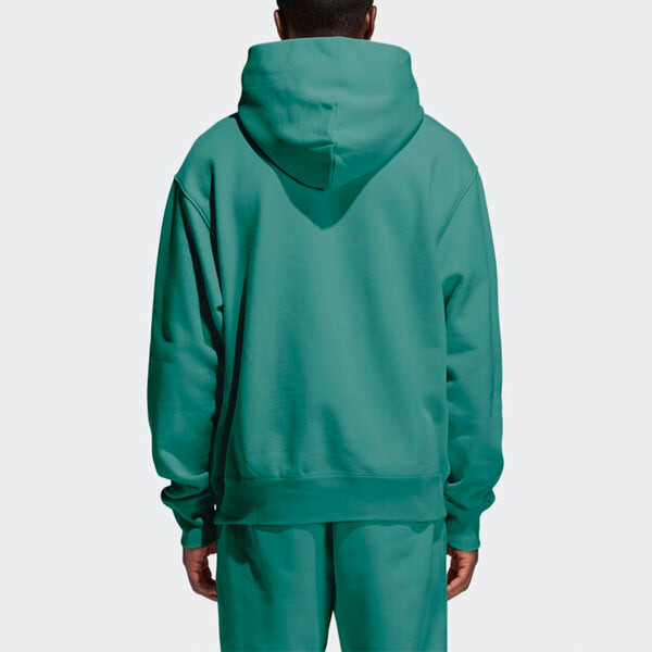 Толстовка adidas originals Pharrell Williams Basics Green, зеленый — фото 4