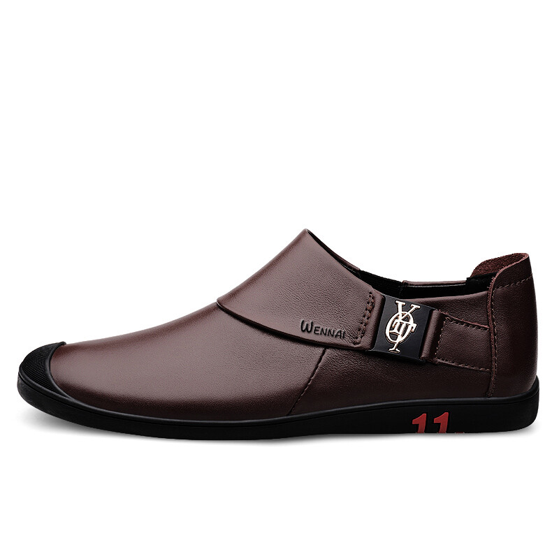 

Туфли Men"s Casual Men Low-Top Brown Wen Nai